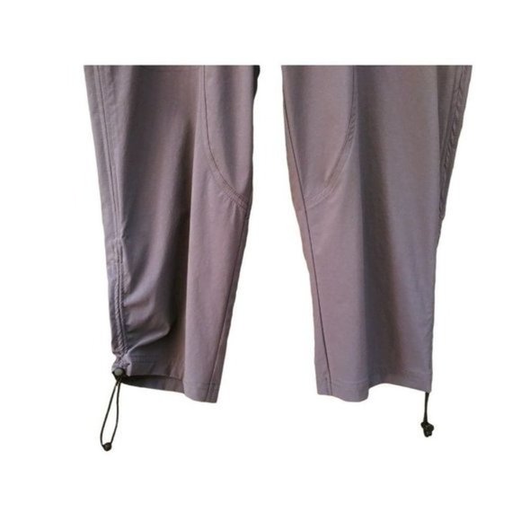 nwt Women's Grey Elastic Waist Lightweight Capris UPF 50+ - Picture 2 of 13